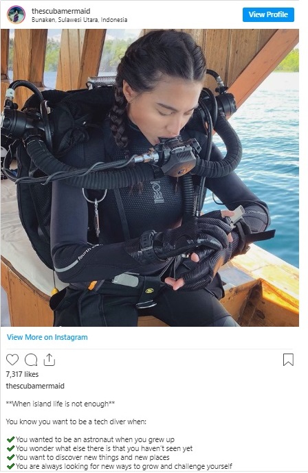 The Scuba Mermaid Instagram